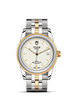 Tudor Glamour Date 36 Stainless Steel / Yellow Gold / Opaline / Strap (55003-0082)