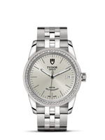 Tudor Glamour Date 36 Stainless Steel / Diamond / Silver-Diamond / Bracelet (55020-0004)