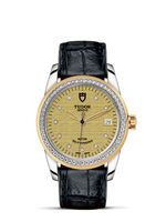 Tudor Glamour Date 36 Stainless Steel / Yellow Gold / Diamond / Champagne / Bracelet (55023-0052)