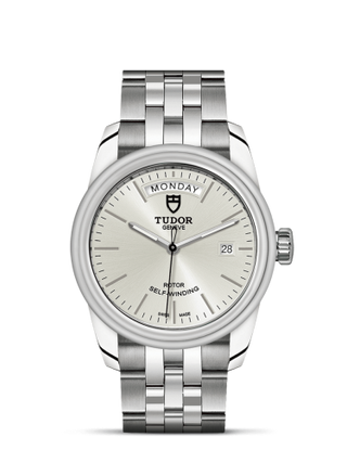 Tudor - 56000-0005  Glamour Day + Date Stainless Steel / Silver / Bracelet