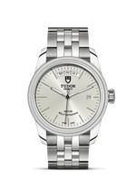 Tudor Glamour Day + Date Stainless Steel / Silver / Strap (56000-0005)