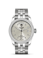 Tudor Glamour Day + Date Stainless Steel / Silver-Diamond / Strap (56000-0006)