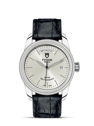 Tudor - 56000-0018  Glamour Day + Date Stainless Steel / Silver / Strap