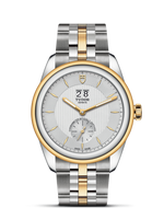 Tudor Glamour Double Date Stainless Steel / Yellow Gold / Silver/ Strap (57103-0001)