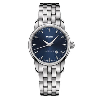 Mido - M7600.4.15.1  Baroncelli Tradition Lady Stainless Steel / Midnight Blue