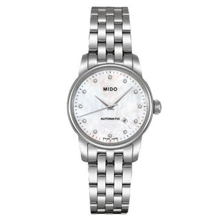 Mido - M7600.4.69.1  Baroncelli Tradition Lady Stainless Steel / MOP / Bracelet