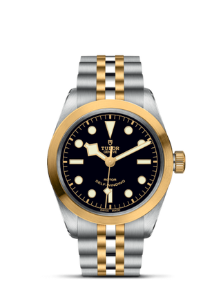 Tudor - 79503-0001  Heritage Black Bay 36 S&G / Black / Bracelet