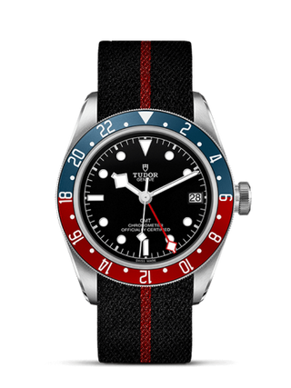 Tudor - 79830RB-0003  Black Bay GMT Stainless Steel / Black / Pepsi / Fabric