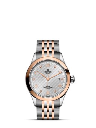 Tudor - 91351-0002  1926 28 Stainless Steel / Rose Gold / Silver - Diamond