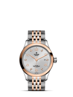 Tudor 1926 28 Stainless Steel / Rose Gold / Black - Diamond (91351-0002)