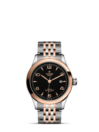 Tudor - 91351-0003  1926 28 Stainless Steel / Rose Gold / Black