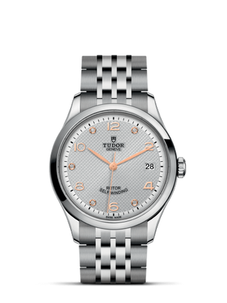 Tudor - 91450-0003  1926 36 Stainless Steel / Silver - Diamond