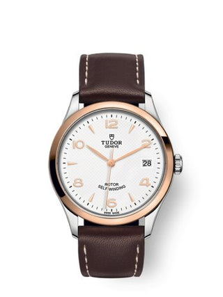 Tudor - 91451-0010  1926 36 Stainless Steel / Rose Gold / White / Strap