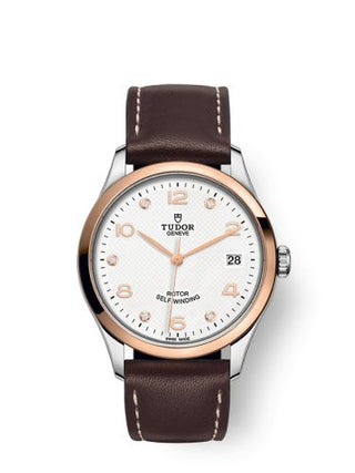 Tudor - 91451-0012  1926 36 Stainless Steel / Rose Gold / White - Diamond / Strap