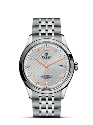 Tudor - 91550-0003  1926 39 Stainless Steel / Silver - Diamond