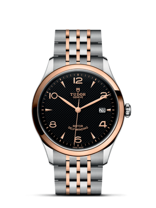 Tudor - 91551-0003  1926 39 Stainless Steel / Rose Gold / Black