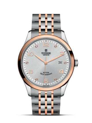 Tudor - 91651-0002  1926 41 Stainless Steel / Rose Gold / Silver - Diamond