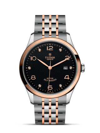 Tudor - 91651-0004  1926 41 Stainless Steel / Rose Gold / Black - Diamond