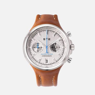 SYE - MCFE-SI-WH  MOT1ON Chronograph Silver Edition / Whiskey