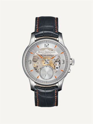 Moritz Grossmann - MG-001094  Atum Pure L Stainless Steel / Orange