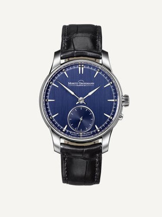 Moritz Grossmann - MG-000499  Atum Pure Stainless Steel / Blue