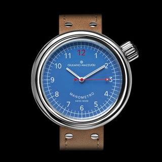 Giuliano Mazzuoli - MRP03N  Manometro Polished / Blue