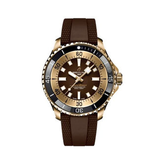 Breitling - N17376201Q1S1  SuperOcean Automatic 44 Bronze / Brown / Rubber