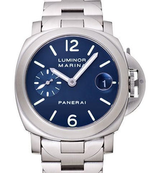 Panerai - PAM00069  Luminor Marina Automatic 40mm Bracelet Blue