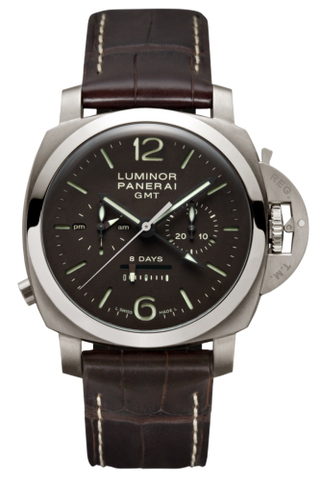 Panerai - PAM00311  Luminor 1950 Chrono Monopulsante 8 Days GMT Titanio