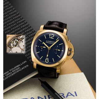 Panerai - PAM00340   Luminor 1950 Tourbillon GMT Oro Rosa