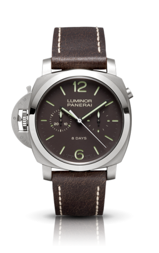 Panerai - PAM00345  Luminor 1950 Chrono Monopulsante Left-Handed 8 Days Titanio