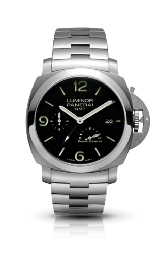 Panerai - PAM00347  Luminor 1950 3 Days GMT Power Reserve Automatic Acciaio 44mm