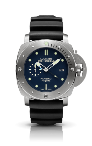 Panerai - PAM00371  Luminor Submersible 1950 Regatta 3 Days GMT Automatic Titanio