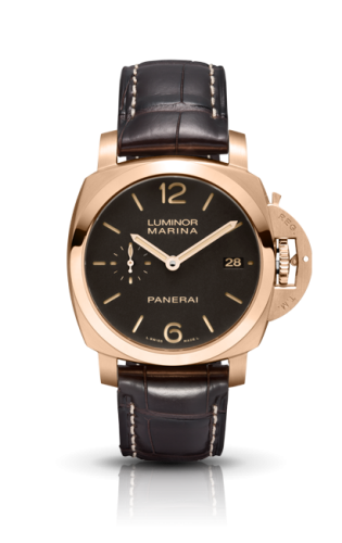 Panerai - PAM00393  Luminor 1950  Marina 42 3 Days Automatic Red Gold / Brown