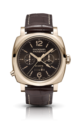 Panerai - PAM00502  Radiomir 1940 Chrono Monopulsante Left-Handed 8 Days Oro Rosso