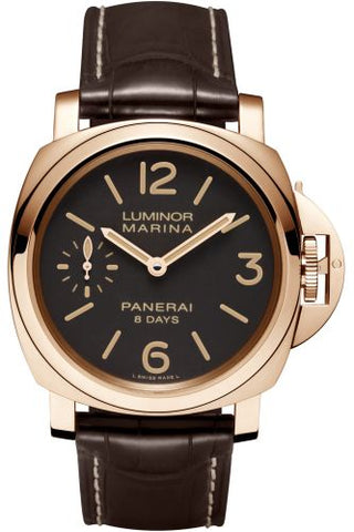 Panerai - PAM00511  Luminor Marina 44 8 Days Red Gold / Brown