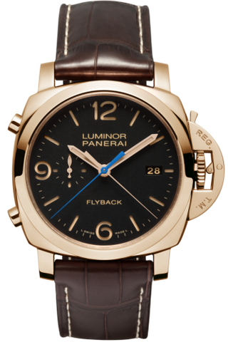 Panerai - PAM00525  Luminor 1950 44 3 Days Chrono Flyback Automatic Red Gold / Black