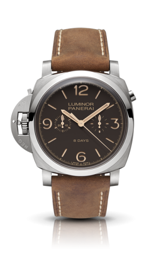 Panerai - PAM00579  Luminor 1950 Chrono Mono-Pulsante Left-Handed 8 Days Titanio