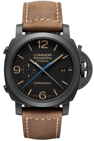 Panerai - PAM00580  Luminor 1950 44 3 Days Chrono Flyback Automatic Ceramic / Black