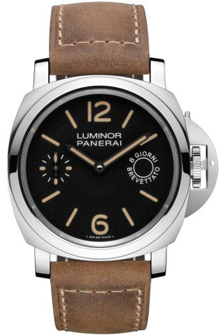 Panerai - PAM00590  Luminor Marina 44 8 Days Stainless Steel / Black - Brevettato