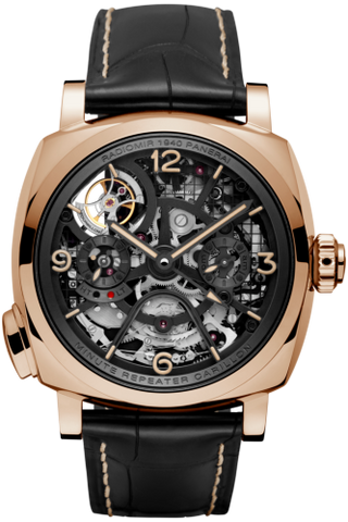 Panerai - PAM00600  Radiomir 1940 Minute Repeater Carillon Tourbillon GMT Oro Rosso