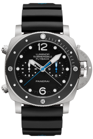 Panerai - PAM00615  Luminor Submersible 47 3 Days Chrono Flyback Automatic Titanium / Ceramic / Black