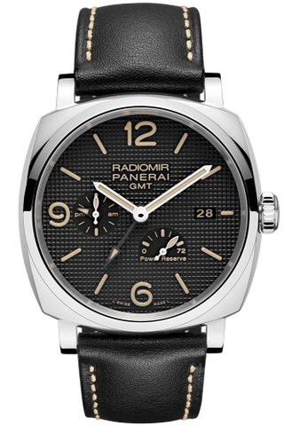 Panerai - PAM00628  Radiomir 1940 45 3 Days GMT Power Reserve Automatic Stainless Steel / Black - Hobnail