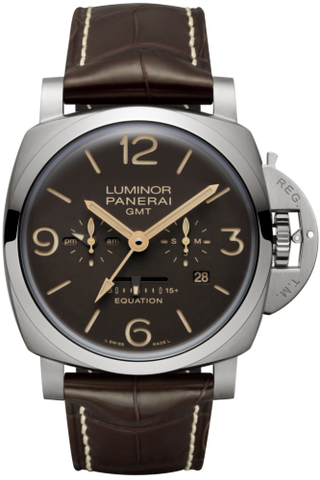 Panerai - PAM00656  Luminor 1950 47 Equation Of Time 8 Days Titanium / Brown