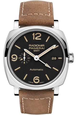 Panerai - PAM00657  Radiomir 1940 45 3 Days GMT Automatic Stainless Steel / Black -Tuxedo