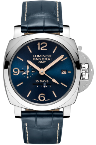 Panerai - PAM00689  Luminor 1950 10 Days GMT Automatic Acciaio Boutique Blue