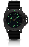 Panerai - PAM00719  Luminor Submersible 1950 3 Days GMT Automatic Titanio Pole 2 Pole