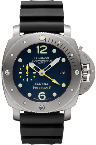 Panerai - PAM00719  Luminor Submersible 1950 3 Days GMT Automatic Titanio Pole 2 Pole