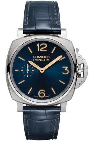 Panerai - PAM00728  Luminor Due 42 3 Days Titanium / Blue