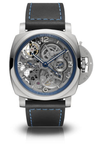 Panerai - PAM00767  Luminor 1950 Tourbillon GMT Titanio Lo Scienziato Blue